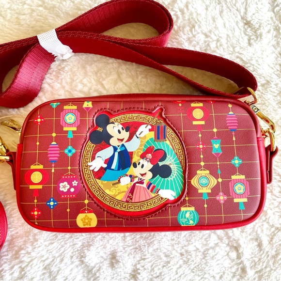 Disney Parks x Loungefly Lunar New Year Crossbody Bag & Coin Purse - Picture 2 of 6